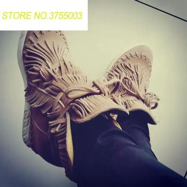 

Fashion Suede Leather Women Fringe Platform Flat Casual Style Ladies Lace Up Increased Heel Shoes 2018 Ladies High Quality Shoes