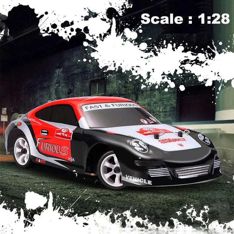 WLtoys 2 4G 4WD 30 км/ч 1/28 RTR версия высокоскоростной Радиоуправляемый грузовик с