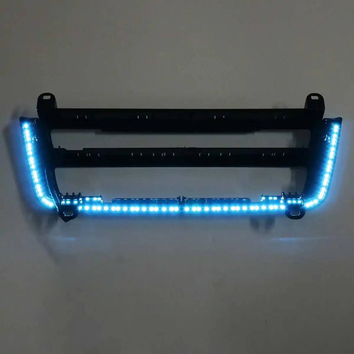 For BMW 3 & 4 Series F30 M3 M4 LCI Radio Trim LED Dashboard Center Console AC Panel Light Blue Oran - 32985246665