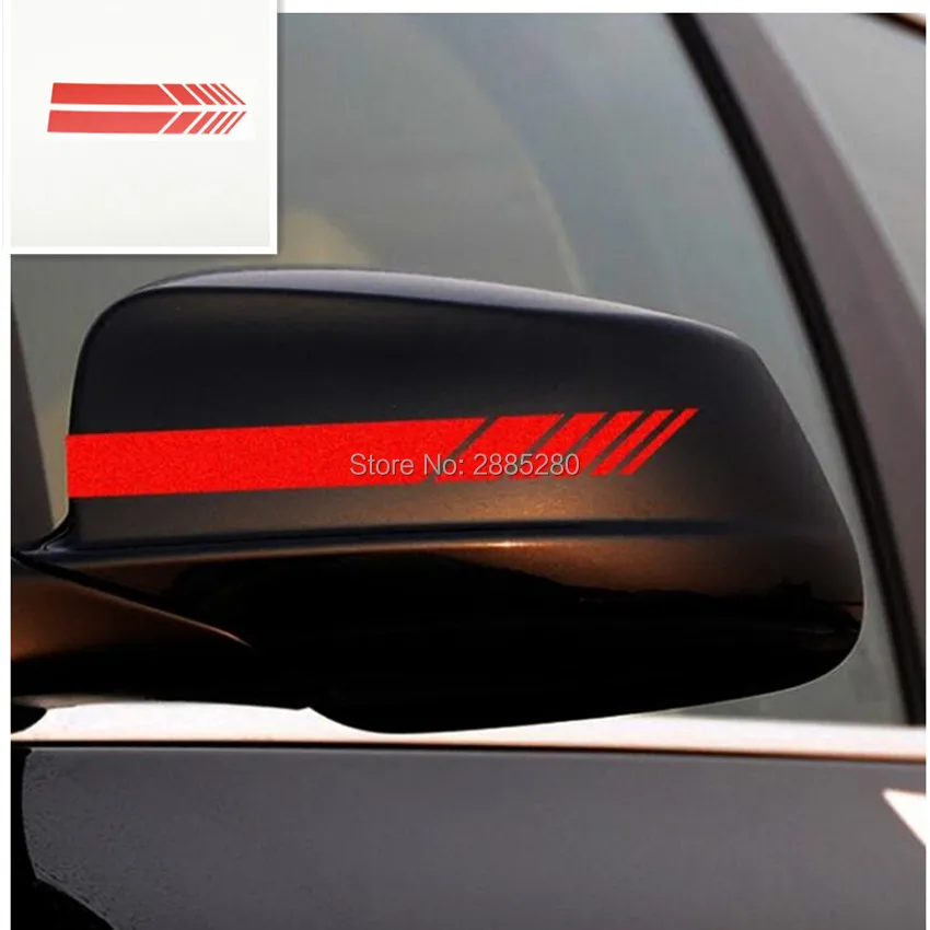 car accessories Rearview Mirror Stickers for VW Golf 5 6 7 Jetta MK5 MK6 MK7 CC Tiguan Passat B6 b7 Scirocco New Touareg R line