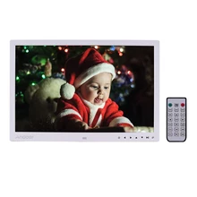 Andoer Модернизированный 17 дюймовая цифровая фоторамка электронное изображение фотоальбом 1080 P 1440*900 высокого Разрешение сенсорная кнопка Управление