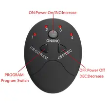 1 шт. Черный Сменный смарт-контроллер Pad беспроводной EMS тренажер для мышц живота стимулятор мышц Pad Abs стройнее Спортивная наклейка