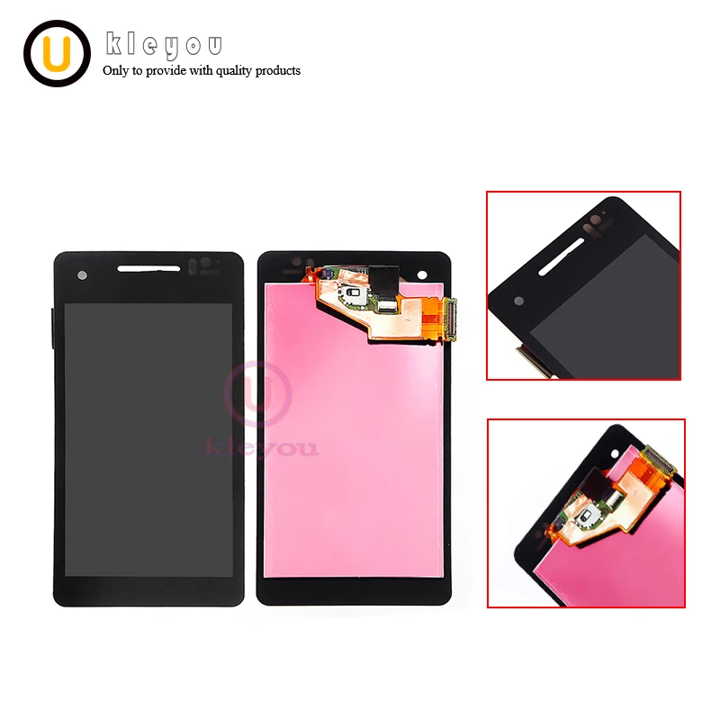 10 шт. для Sony Xperia V LT25 LT25i черная Сенсорная панель Digitizer сенсор стекло + ЖК дисплей