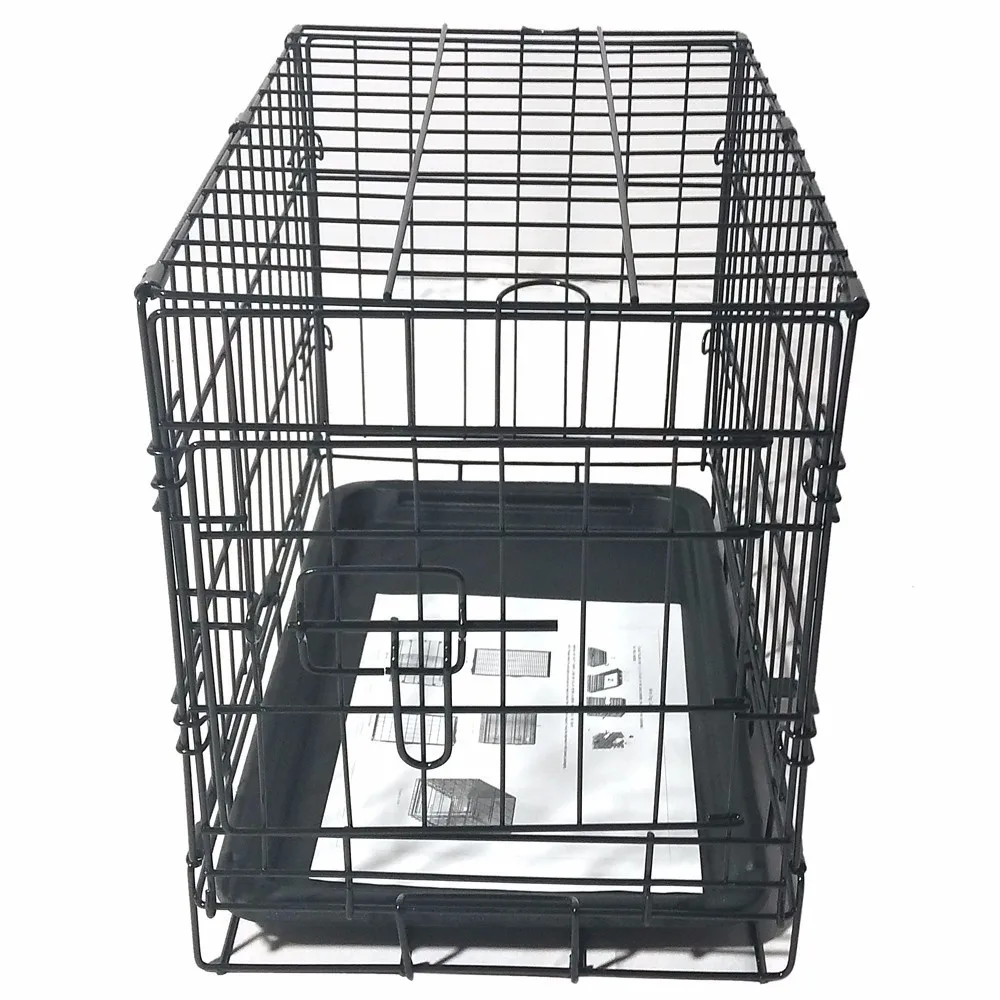 Latest High Quality Pet Kennel Cat Dog Folding Steel Crate Animal Playpen Wire Metal Cage Black Puppy Pet Puppy Dogs Cats Use Latest High Quality Pet Kennel Cat Dog Folding Steel Crate Animal Playpen Wire Metal Cage Black Puppy Pet Puppy Dogs Cats Use