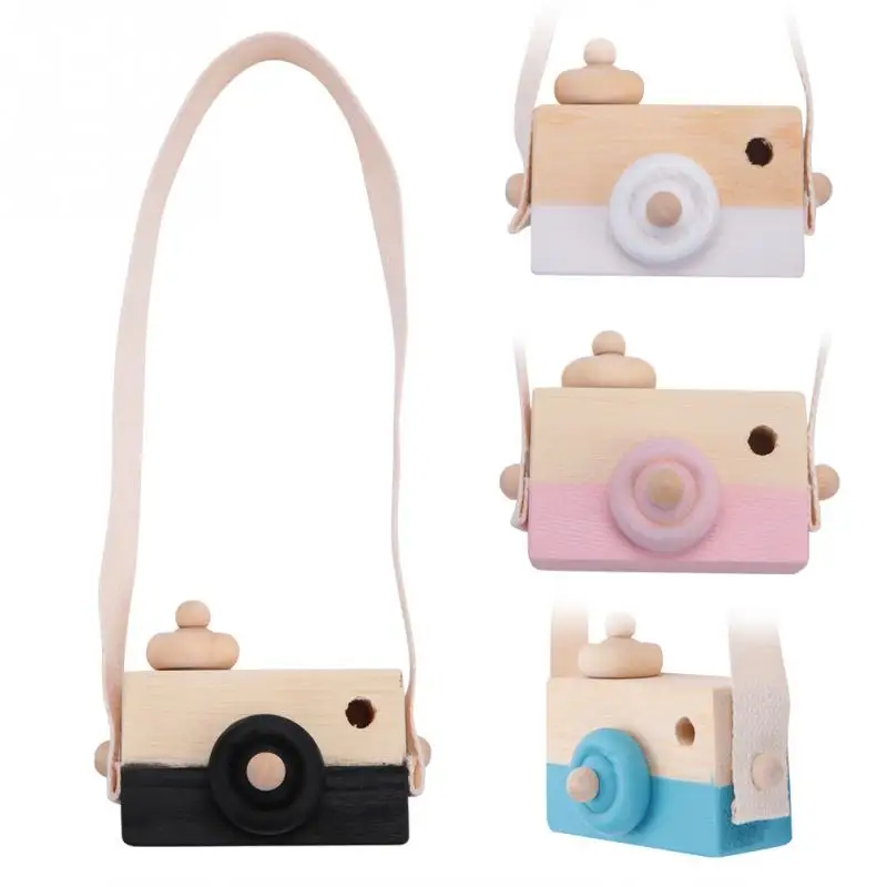 Kids' Wood Camera Toy Baby Cosplay Prop Photography Photo Taking