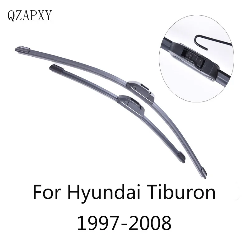 QZAPXY Wipers Blade For Hyundai Tiburon from 1997 1998 1999 2000 2001 2002 to 2008 Windscreen wiper Wholesale Car Accessories | Автомобили