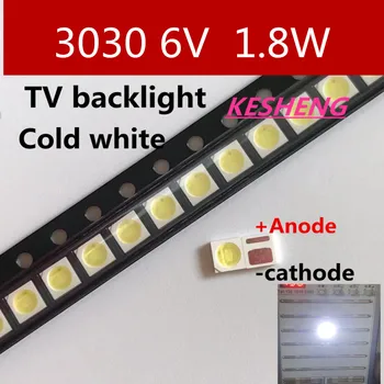 

EVERLIGHT LED backlight high power LED 1.8W 3030 6V cool white 150-187LM PT30W45 V1 TV application/500PCS
