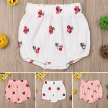 PUDCOCO/Новинка; трусики с дизайном цветов для новорожденных девочек; пышные трусики с узорами для малышей; трусы; Лидер продаж; повседневные хлопковые шорты