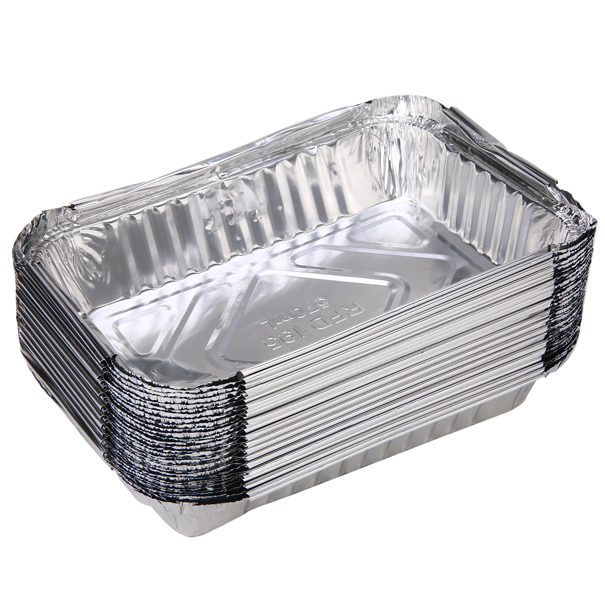 30x BBQ Aluminum Foil Grease Drip Pans Recyclable Grill Catch Tray