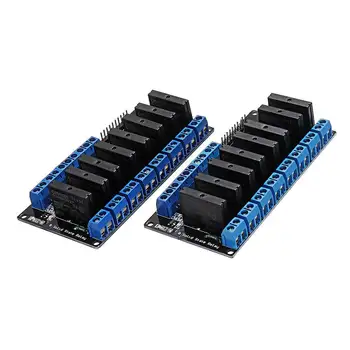 

8 Channel DC 12V Relay Module Solid State High and low Level Trigger For Arduino 240V2A