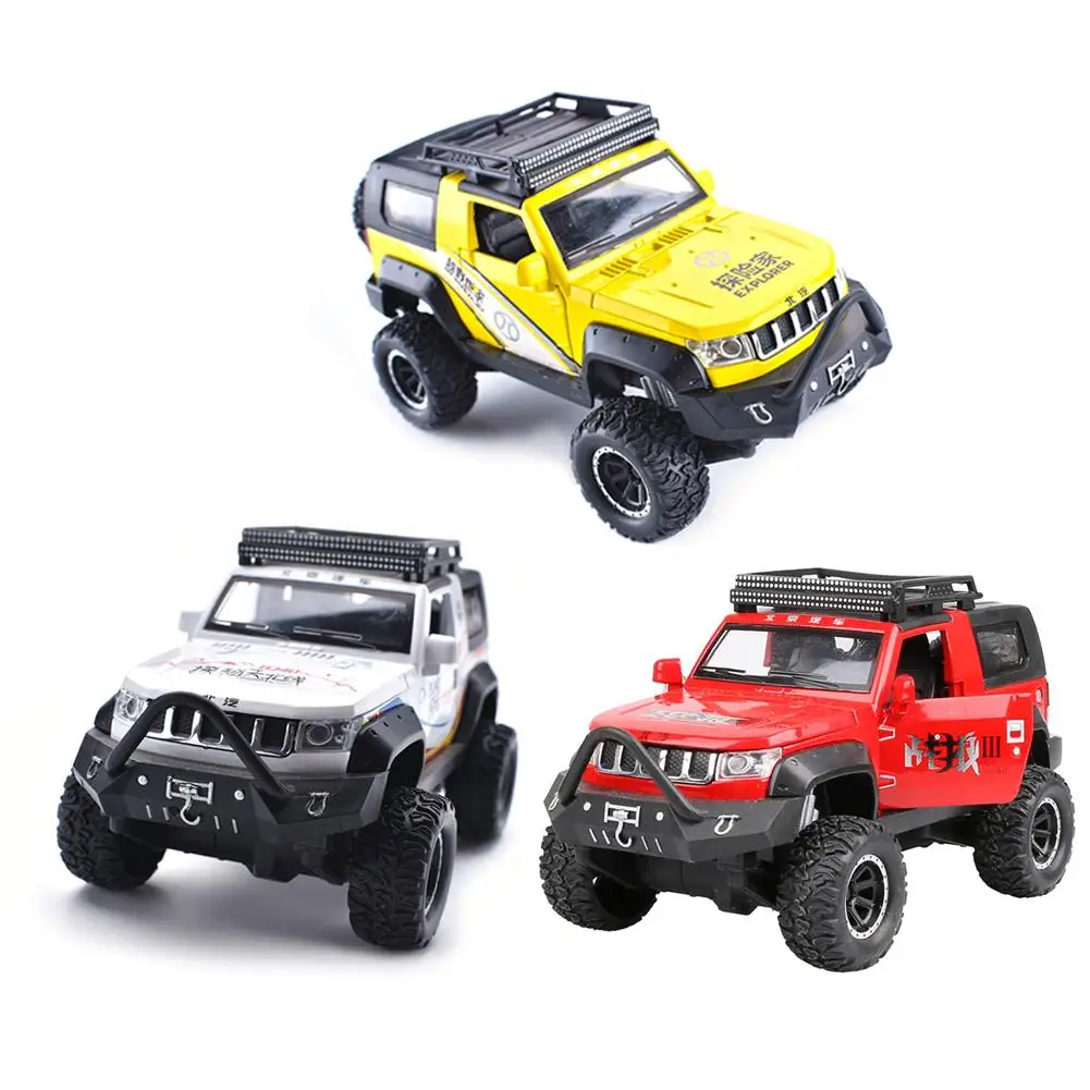 Моделирование 1:32 Jeep внедорожник автомобиль сплава литья под давлением модель игрушечной машины коллекционная машинка игрушка со звуком