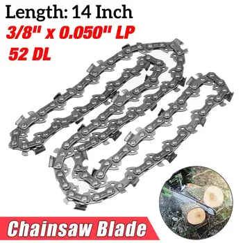 

14 inch Garden Chain Saws Alloy Solid Carbide Chainsaw Chain 52 Link Bar 3/8 x 0.050 LP Power Tool parts