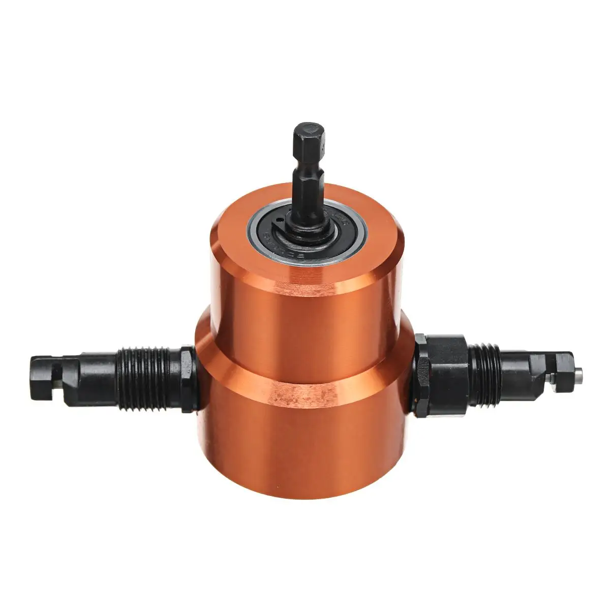 Cena Dwugłowy karoserii rozdzierak do cięcia metalu przecinarka 360 stopni regulowany zamocowanie wiertła z Extra Punch narzędzia tnące