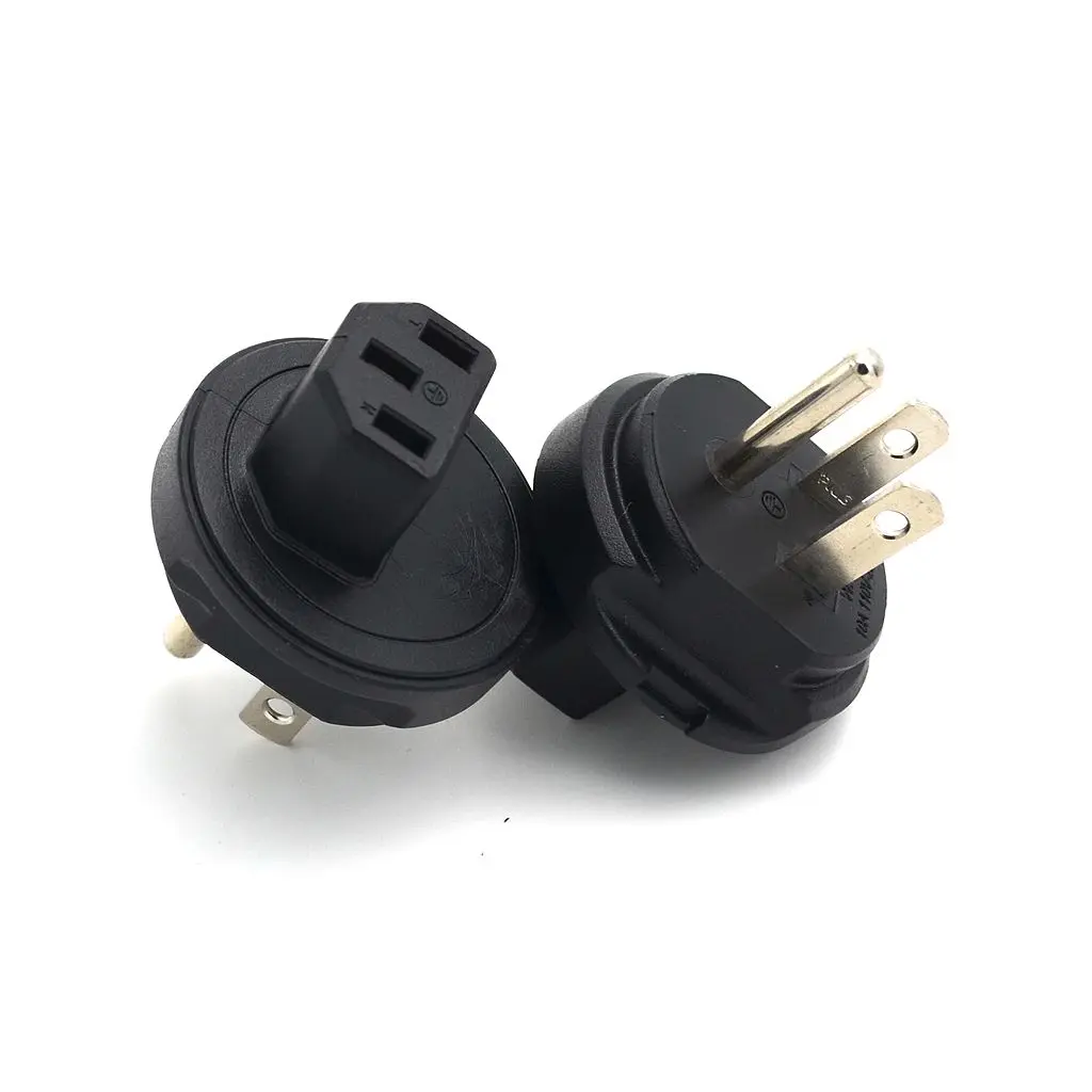 Wa 0181 адаптер питания США 3 контактный штекер Iec 320 C13 разъем Iec320 в американский
