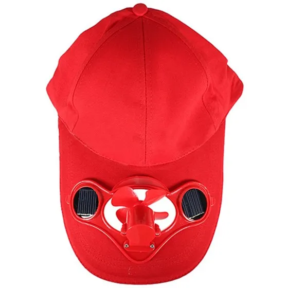 

Summer Outdoor Solar Sun Power Hat Cap Cooling Cool Fan for Golf Baseball Sport