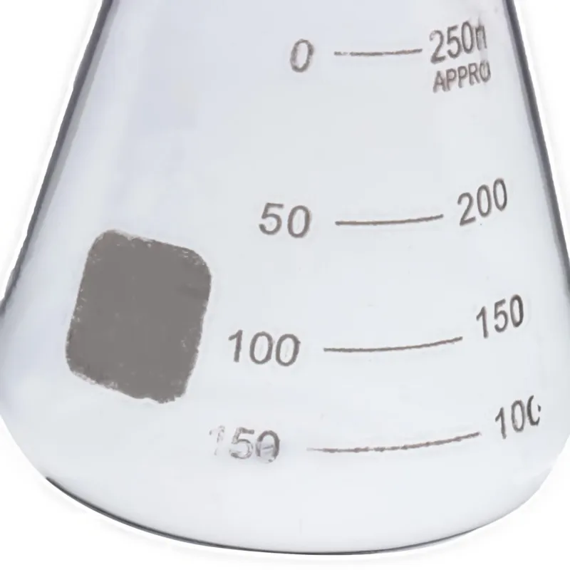Новинка 250 мл лабораторная коническая колба стекло прозрачное научное стекло эрленмейер колба безопасная стеклянная посуда лаборатория школьные исследования поставка