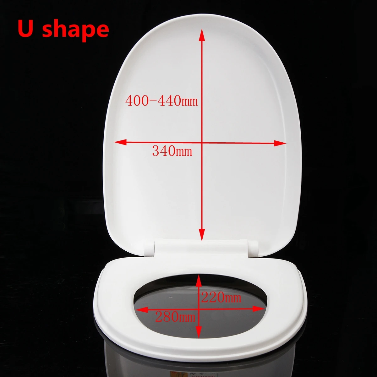 Skup Xueqin ABS zagęścić zamiennik uniwersalna deska klozetowa pokrywa zestaw powolne zamykanie białe gospodarstwo domowe 3 rodzaje antybakteryjne kwadratowe okrągłe