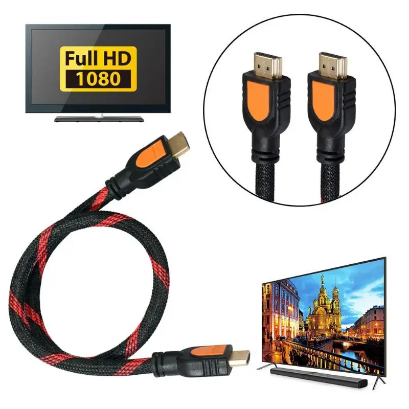 0 5 м кабель HDMI высокого Скорость 1080P 1 4 V Папа папа провод шнур для компьютера ТВ