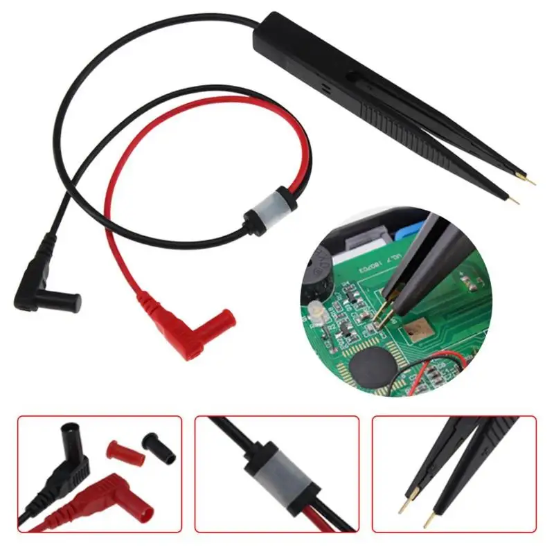 

250V Multimeter Probe Test Leads Wires Probes SMD Inductor Test Clip Meter Multimeter Wire Tips for Resistor Multimeter Capacito