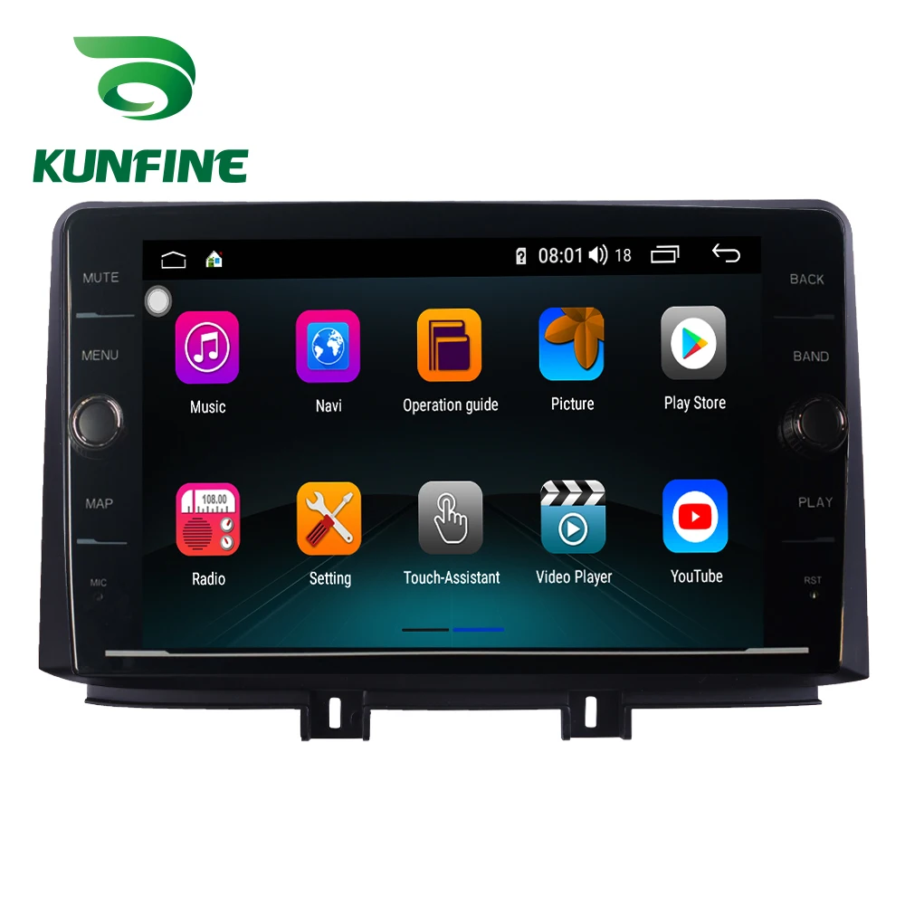 Восьмиядерный ОЗУ 4 ГБ Android 8 1 автомобильный DVD GPS навигационный плеер Deckless стерео