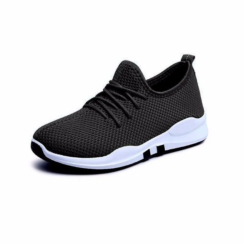 

Spring and Summer 2019 New shoes woman Mesh Cloth Simple Untied Flat-soled Shoes Zapatos de Mujer
