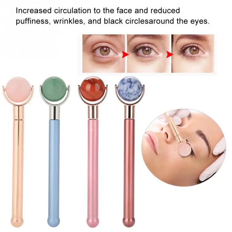 

Jade Roller Slimming For Face Eye Forehead Massager Anti Aging Wrinkle Removal Massager Relaxation Jade Roller Tool b