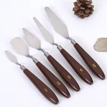 5 шт. масло для деревянных ручек, скребок для акриловых красок, палитра для рисования, акварельный пигмент, набор для граффити товары для рукоделия 03166