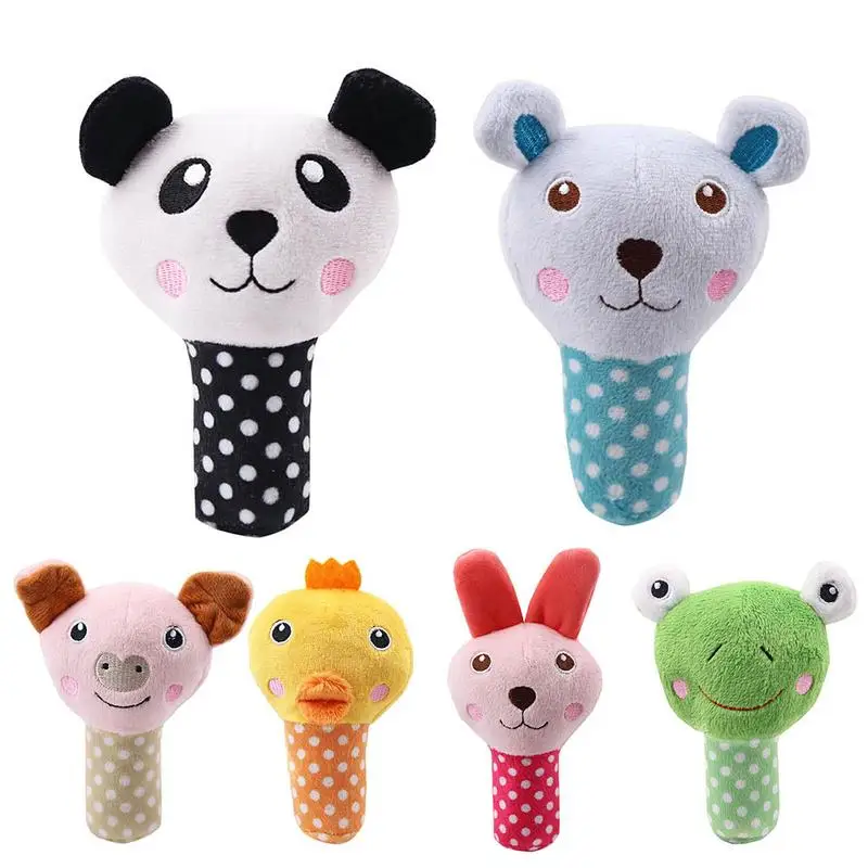 

Pet Toy Animal Shape Panda Frog Rabbit Sound Chew Dog Squeaker Sound Toy For Dog Cats Playing Pig Duck Interactive Toy
