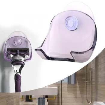 

Wall-mounted Suction Cup Shaver Rack Hanger Bathroom Accessories
