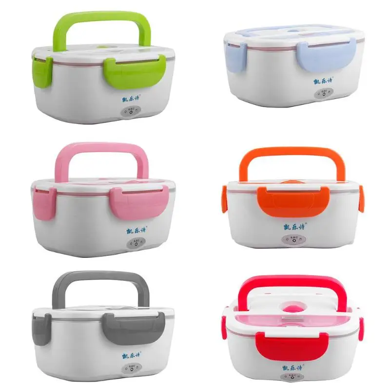 

220V Portable Electric Heating Lunch Box Food-Grade Food Container Food Warmer Lunch Box Rice Warmer Dinnerware Sets