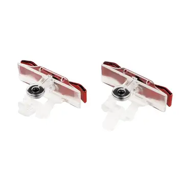 

2Pcs E9 Mobile Phone Game Controller Physical Joysticks Fire Button Aim Key L1/R1 for PUBG TPS/FPS Cellphone Games