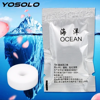 

Car-styling Car Air Freshener Auto Perfume Replacement Solid Pill Fragnace for Car Vent Clip Perfume Diffusion Oil Fragnace Pad