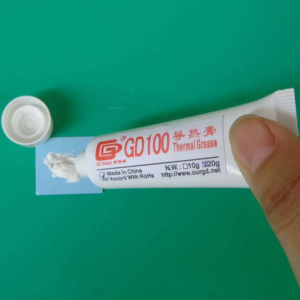 20 г термопроводящая смазка силиконовая паста радиатор инструмент для гипса