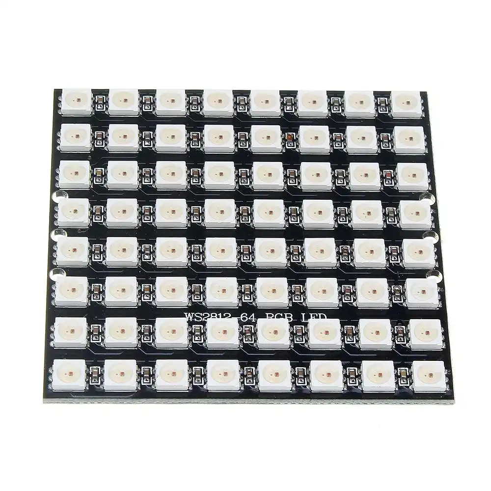 LEORY 5 в 64 бит WS2812 5050 RGB светодиодный драйвер макетная плата|Печатные платы| |
