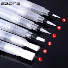 EZONE 1PC Refillable Paint Brush Watercolor Oil Painting Brushes Water Storage Painting Brush Soft Head Calligraphy Art Tools