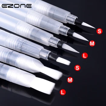 

EZONE 1PC Refillable Paint Brush Watercolor Oil Painting Brushes Water Storage Painting Brush Soft Head Calligraphy Art Tools
