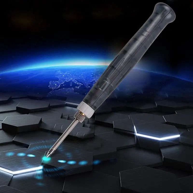 

1 Set Electric Soldering Iron LED Lamp USB Welding Solder Tin Wire Anti Static Bending Tweezers Rework Station Repair Tools Set