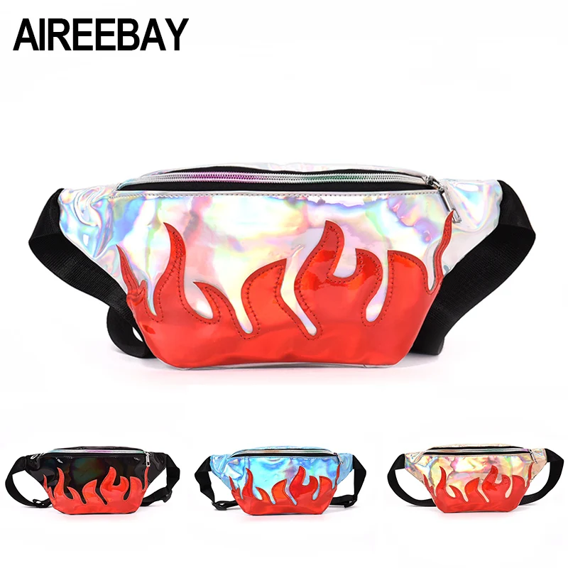 AIREEBAY الثلاثية الأبعاد حزمة مراوح الليزر الإناث بو الجلود الخصر حزم الورك حقيبة المرأة الهولوغرام محفظة تربط حول الخصر الورك النساء حزام الص... AIREEBAY الثلاثية الأبعاد حزمة مراوح الليزر الإناث بو الجلود الخصر حزم الورك حقيبة المرأة الهولوغرام محفظة تربط حول الخصر الورك النساء حزام الص...