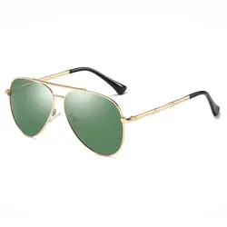 Двойной луч металлический каркас овальные очки Для мужчин ретро дизайнер солнцезащитные очки роскоши очки Винтаж Оттенки Óculos очки 0953WD