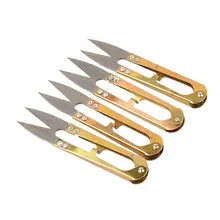 Нить леска швейная Пряжа Ножницы Резак Snipper золото серебро 4 шт