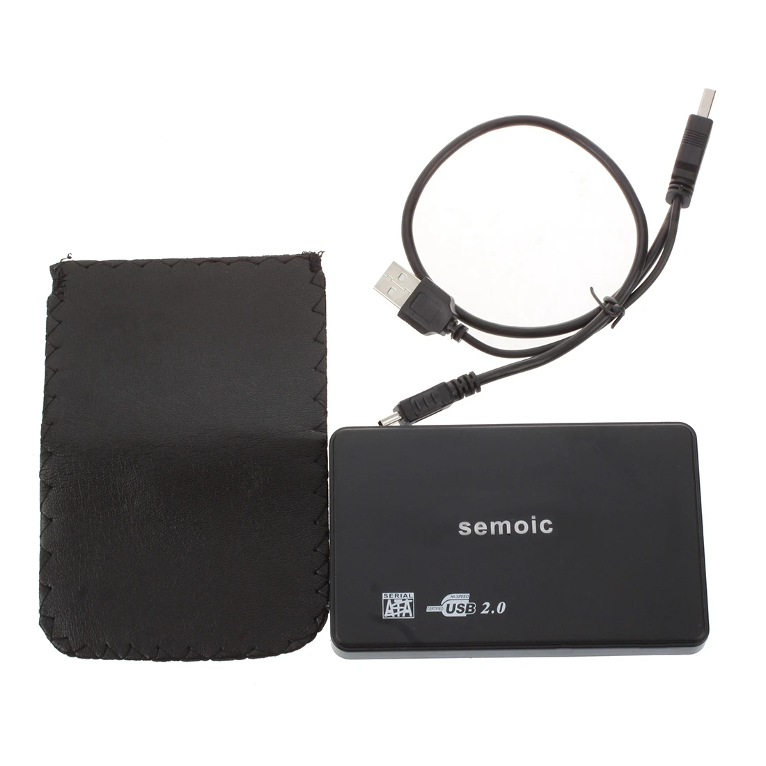 Semoic 2,5 дюйма SATA HDD жесткий диск HD USB 2,0 Тонкий Чехол Коробка внешний диск адаптер+ кабель