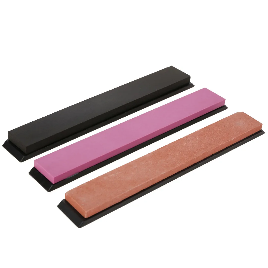

1pc 5000/3000/1000 Dual Whetstone Sharpener Tool Fine Grit Sharpening Water Stone with Anti-slip Base Kitchen Tool