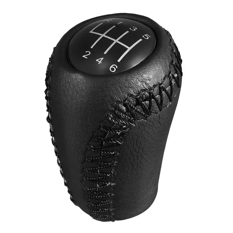 Кожаная ручка переключения передач 6 скоростей для MAZDA 3 BK BL / 5 CR CW/ II GH ручная