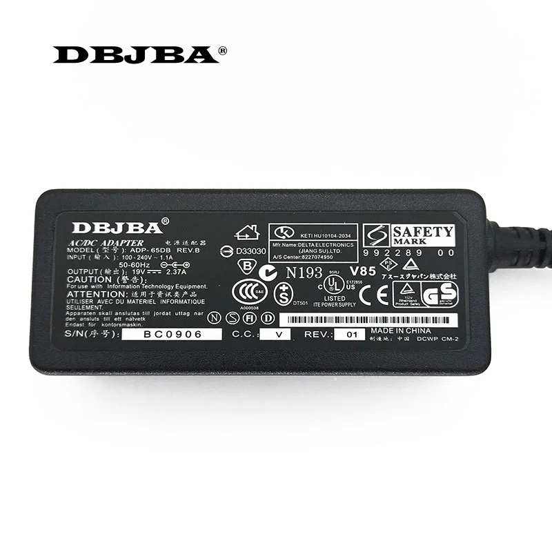 19V 2.37A New AC Adapter Charger Power For Asus VivoBook X200CA-HCL1104G Power Supply