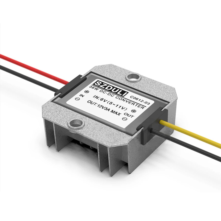 DC 5 В до 11 повышающий преобразователь Алюминий Регулятор модуль 3A 36 Вт DC 12 повышающий преобразователь