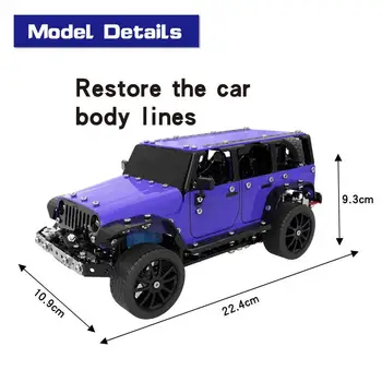 

DIY Alloy Assembled Remote Control Toys Car 1:16 Stainless Steel Four-channel Remote Car Kids Toys
