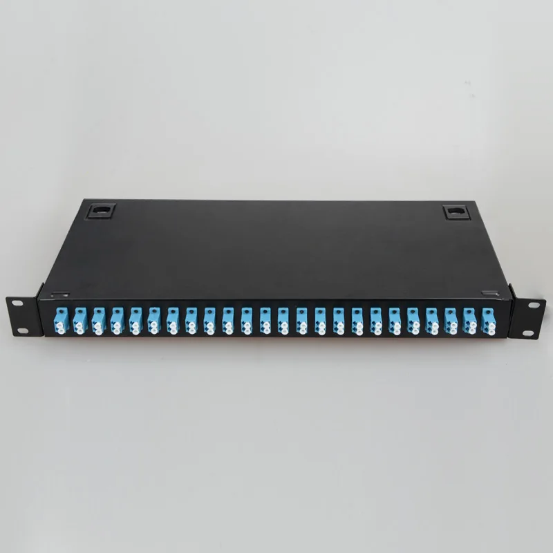 24 Port Fiber Patch Panel SC FC LC Pigtail ODF 1U