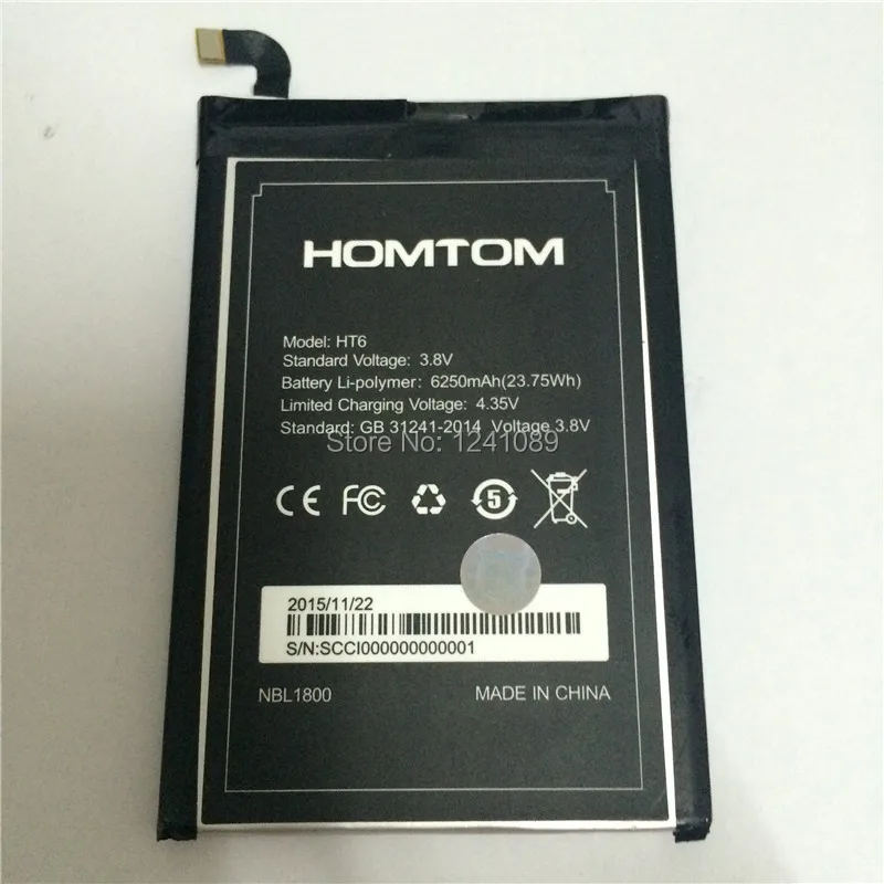 Батарея мобильный телефон HT6 батарея HOMTOM мАч инструменты для разборки в подарок