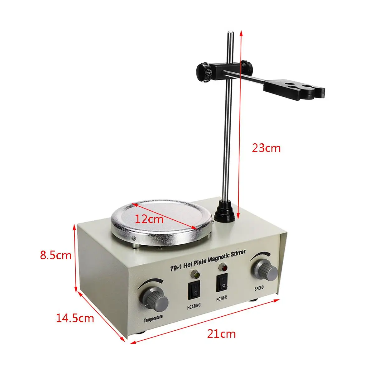Goede Lab Verwarming Dual Control Mixer US AU EU 79 1 110 220V 250W 1000ml Hete Plaat Magneetroerder Geen Lawaai Trillingen Zekeringen Bescherming