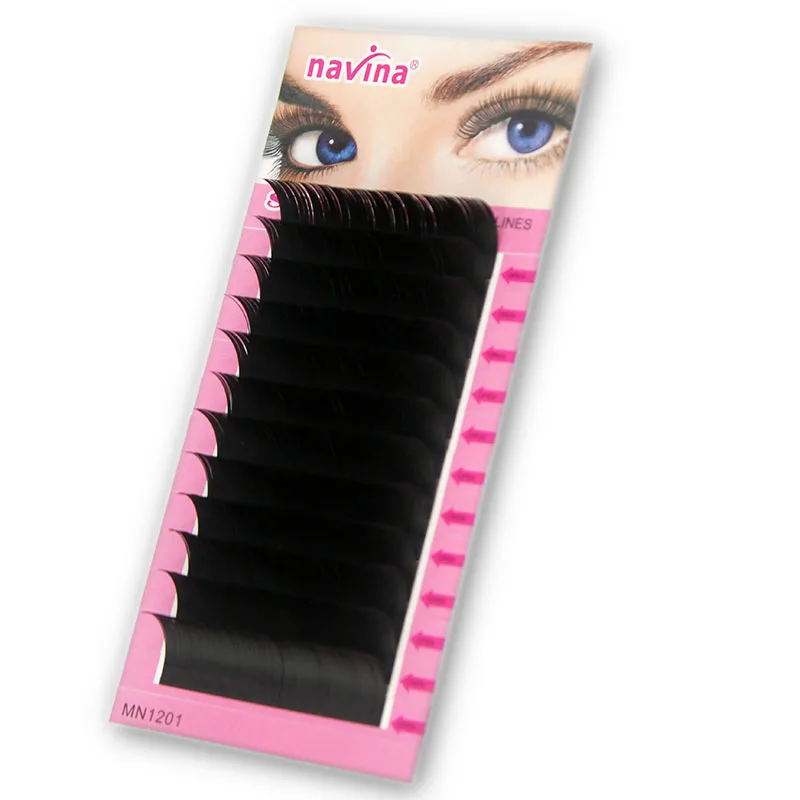 Navina 1 шт. натуральные мягкие норковые ресницы для наращивания 3D объем